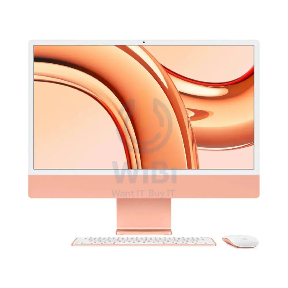 Apple iMac - 24’’ / M3 / 8-Core CPU / 10-Core GPU / 16 Core Neural Engine / 8GB RAM / 512GB SSD / Arb/Eng / Orange