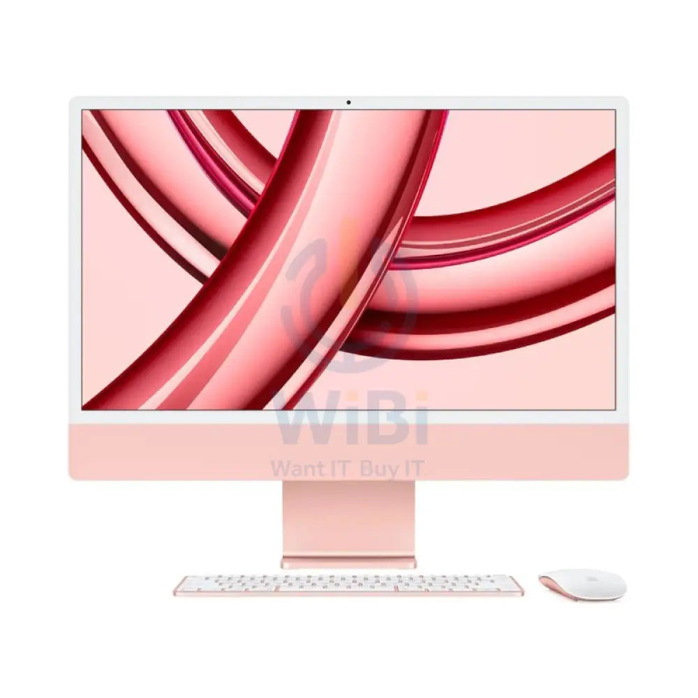 Apple iMac - 24’’ / M3 / 8-Core CPU / 10-Core GPU / 16-Core Neural Engine / 8GB RAM / 512GB SSD / Arb/Eng / Pink / 1YW