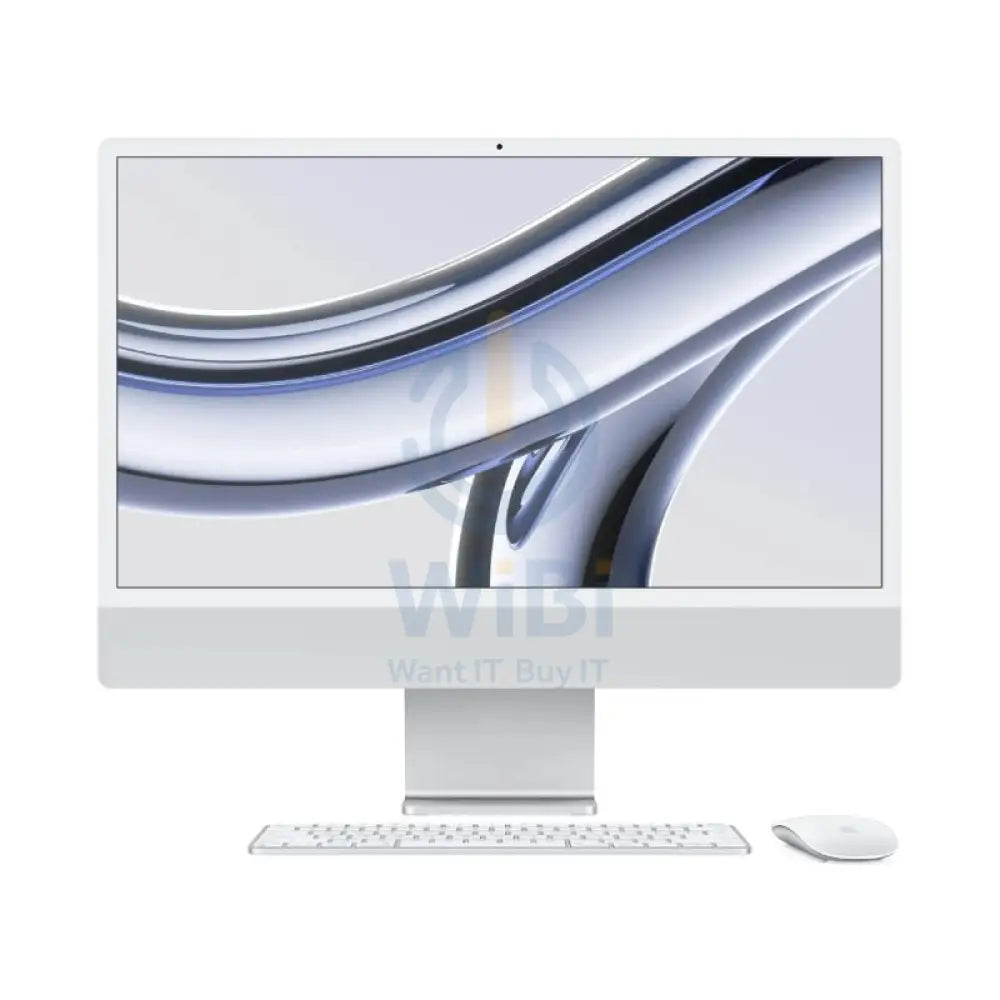 Apple iMac - 24’’ / M3 / 8-Core CPU / 8-Core GPU / 16 Core Neural Engine / 8GB RAM / 256GB SSD / Arb/Eng / Silver / 1YW