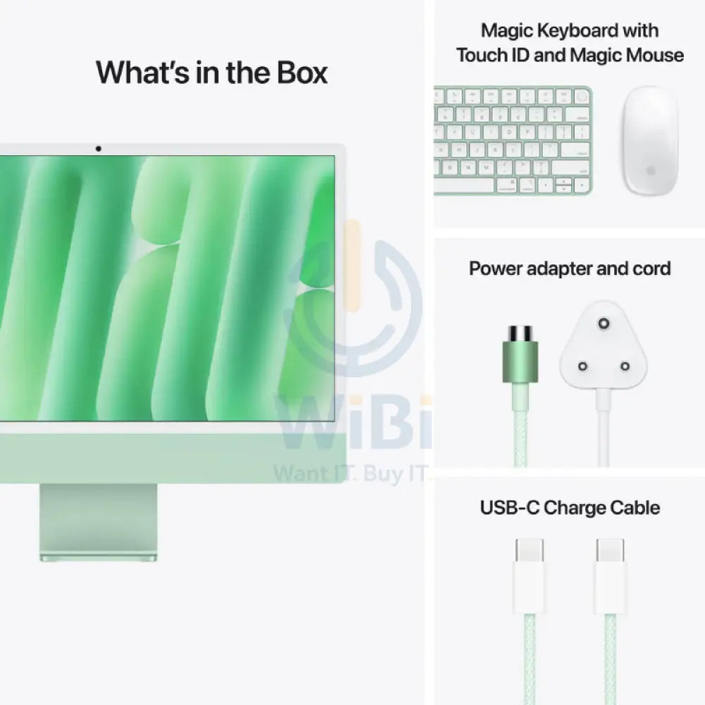 Apple iMac - 24’’ Standard Glass / M4 / 10-Core CPU / 10-Core GPU / 16 Core Neural Engine / 24GB RAM / 512GB SSD