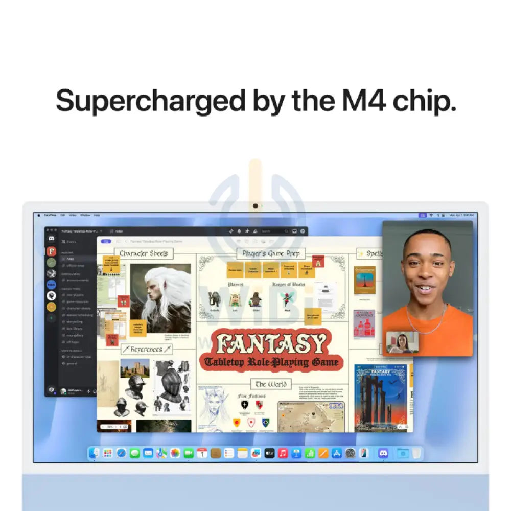 Apple iMac - 24’’ Standard Glass / M4 / 10-Core CPU / 10-Core GPU / 16 Core Neural Engine / 32GB RAM / 1TB SSD