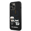 Apple iPhone 14 Pro Max - Black Karl Lagerfeld Magsafe Liquid Silicone Case With Karl & Choupette Body Accessories >