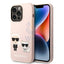 Apple iPhone 14 Pro Max - Pink Karl Lagerfeld Magsafe Liquid Silicone Case With Karl & Choupette Body Accessories >