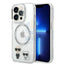 Apple iPhone 14 Pro Max - Silver Karl Lagerfeld Magsafe PC/TPU Case With Ring Accessories > Mobiles & Tablets > Mobiles