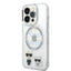 Apple iPhone 14 Pro - Silver Karl Lagerfeld Magsafe PC/TPU Case With Ring Accessories > Mobiles & Tablets > Mobiles
