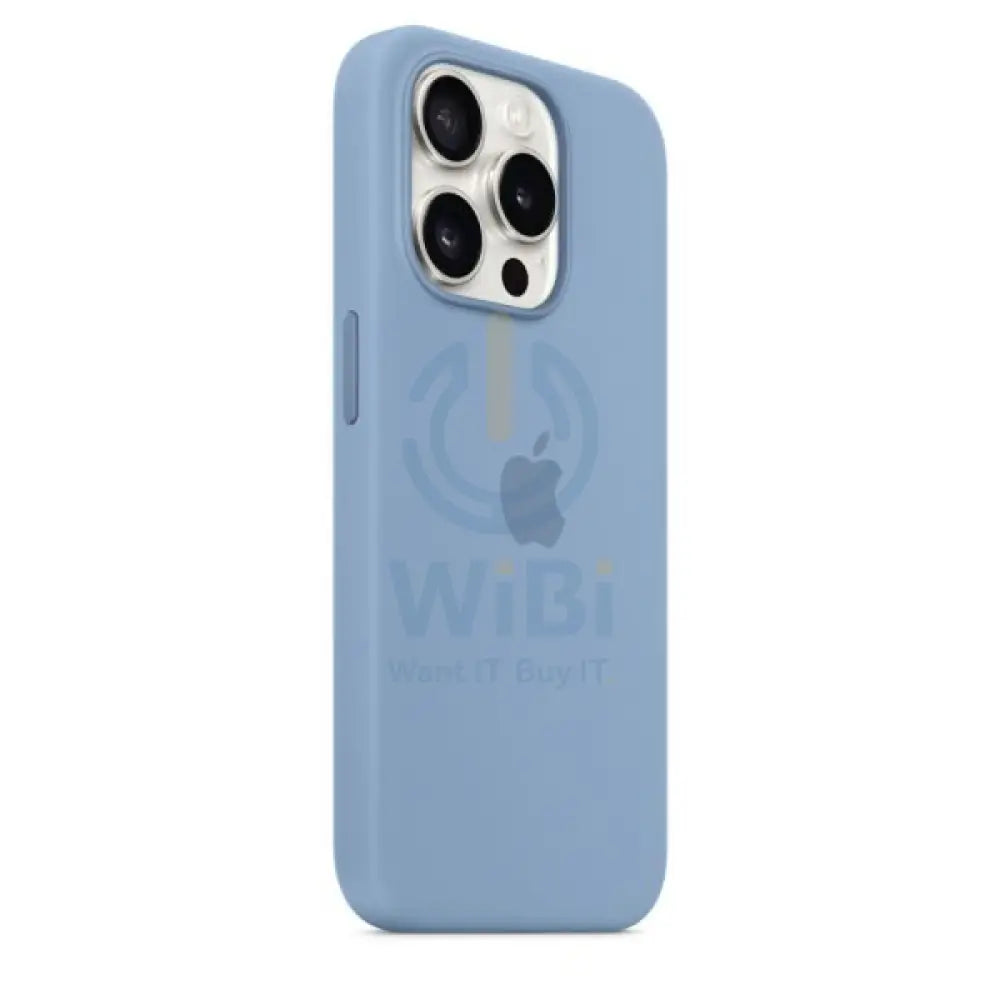 Apple iPhone Silicone Case with MagSafe - 15 Pro Max / Winter Blue Accessories > Mobiles & Tablets > Offer Zone