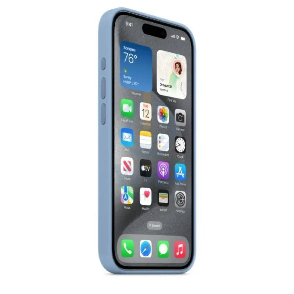Apple iPhone Silicone Case with MagSafe - 15 Pro Max / Winter Blue Accessories > Mobiles & Tablets > Offer Zone