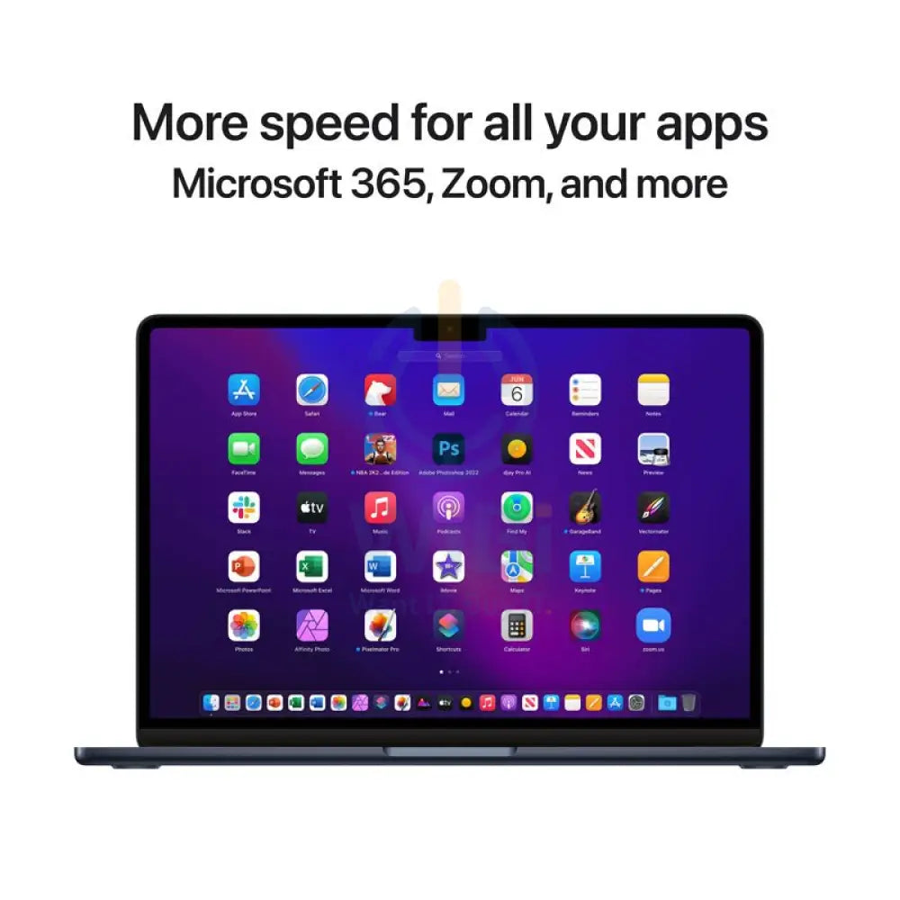 Apple MacBook Air - 13.6’’ / M2 / 8-Core CPU / 10-Core GPU / 16GB RAM / 512GB SSD / Arb/Eng / Midnight / 1YW Laptops