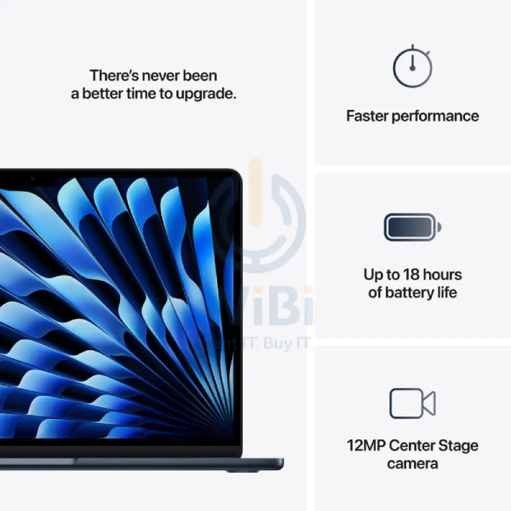 Apple MacBook Air - 13.6’’ / M4 / 10-Core CPU / 10-Core GPU / 16-Core Neural Engine / 16GB RAM / 512GB SSD / Midnight