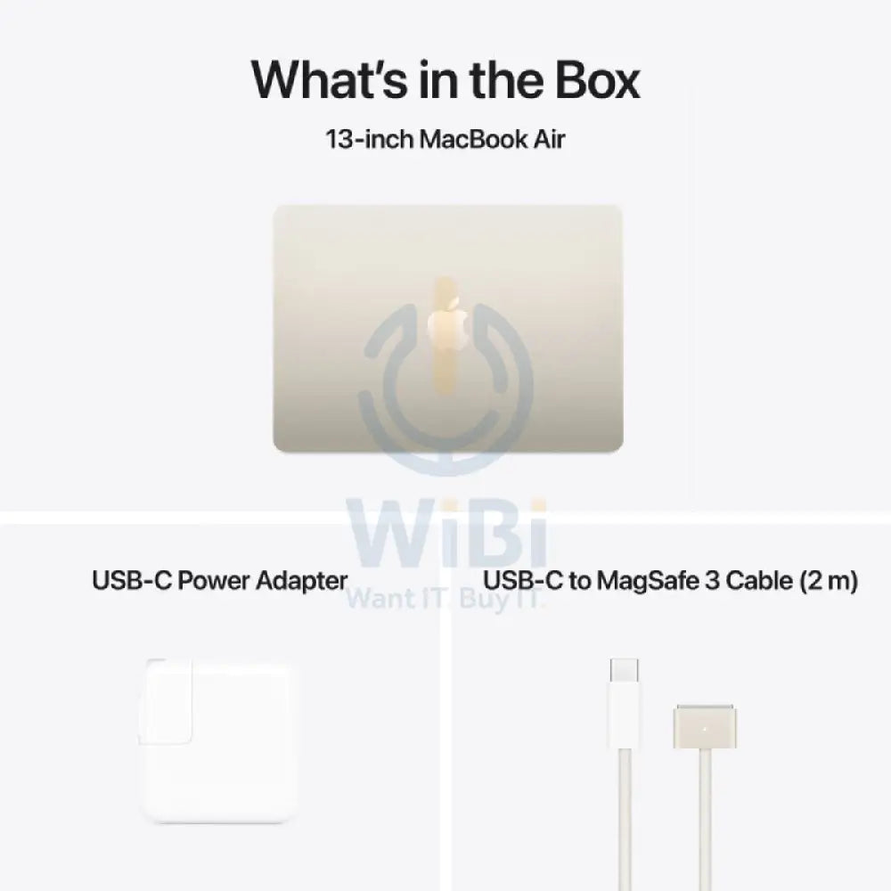 Apple MacBook Air - 13.6’’ / M4 / 10-Core CPU / 10-Core GPU / 16-Core Neural Engine / 16GB RAM / 512GB SSD / Starlight