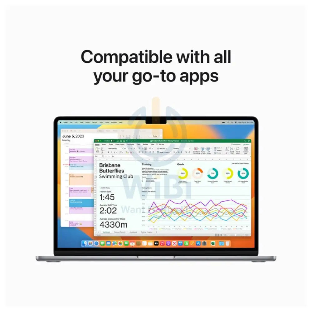 Apple MacBook Air - 15.3’’ / M2 / 8-Core CPU / 10-Core GPU / 8GB RAM / 512GB SSD / Arb/Eng / Space Grey / 1YW Laptops
