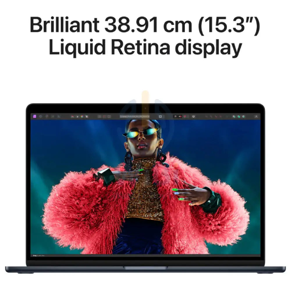 Apple MacBook Air - 15.3’’ / M3 / 8-Core CPU / 10-Core GPU / 8GB RAM / 512GB SSD / Arb/Eng / Midnight / 1YW Laptops