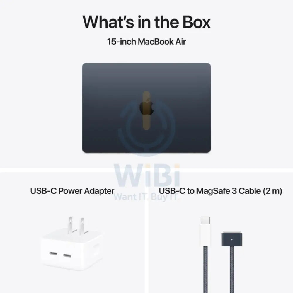 Apple MacBook Air - 15.3’’ / M4 / 10-Core CPU / 10-Core GPU / 16-Core Neural Engine / 16GB RAM / 256GB SSD / Midnight