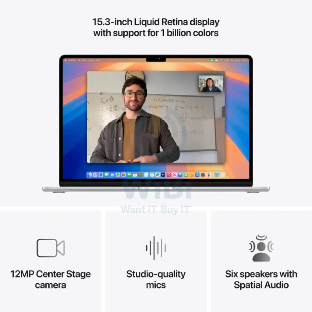 Apple MacBook Air - 15.3’’ / M4 / 10-Core CPU / 10-Core GPU / 16-Core Neural Engine / 16GB RAM / 512GB SSD / Silver