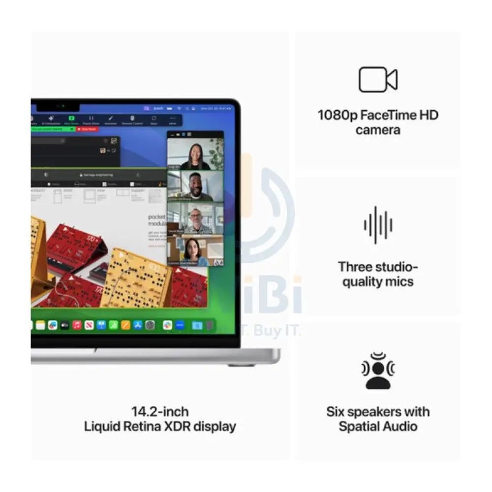 Apple MacBook Pro - 14.2’’ / M3 Pro / 11-Core CPU / 14-Core GPU / 18GB RAM / 512GB SSD / Arb/Eng / Silver / 1YW Laptops