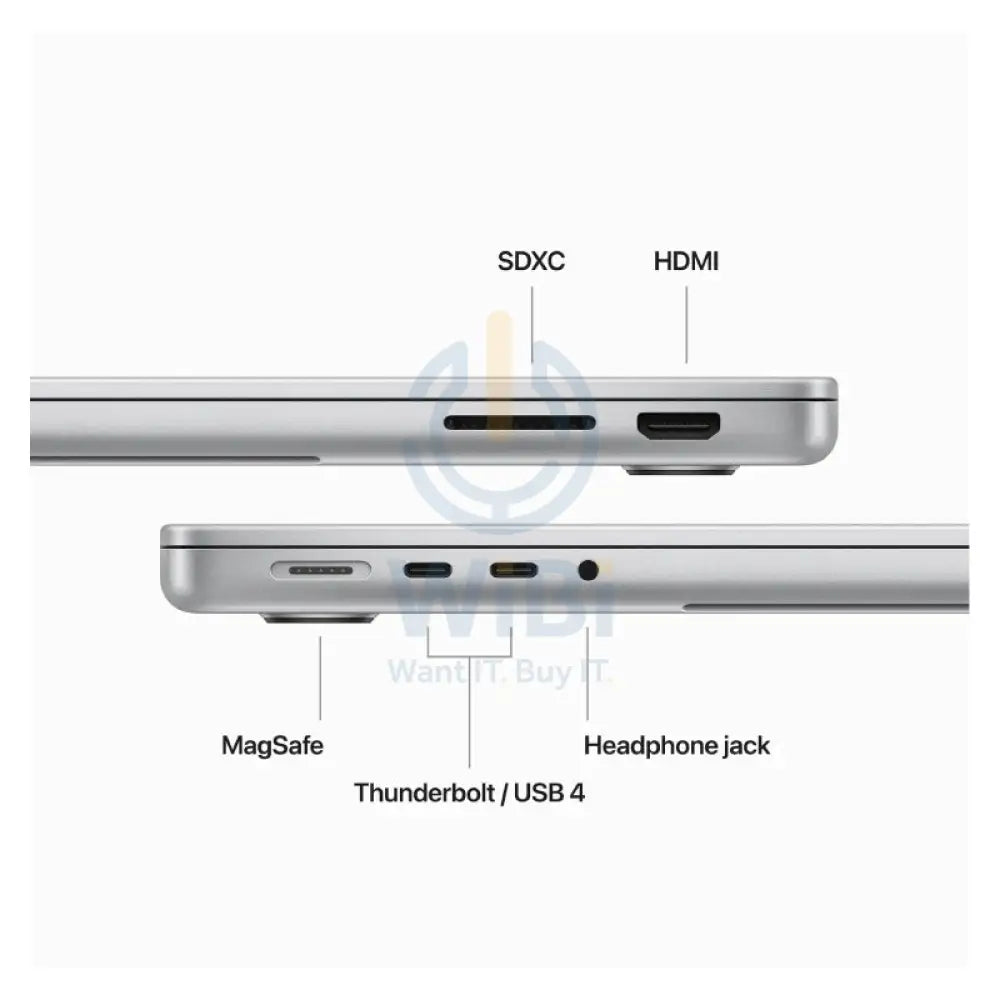 Apple MacBook Pro - 14.2’’ / M3 / 8-Core CPU / 10-Core GPU / 8GB RAM / 1TB SSD / Arb/Eng / Silver / 1YW Laptops
