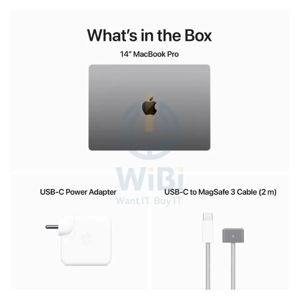 Apple MacBook Pro - 14.2’’ / M3 / 8-Core CPU / 10-Core GPU / 8GB RAM / 512GB SSD / Arb/Eng / Space Grey / 1YW