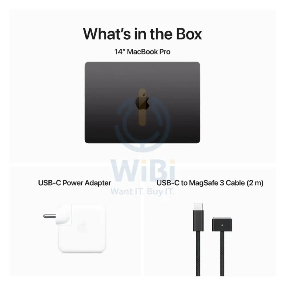 Apple MacBook Pro - 14.2’’ / M3 Max / 14-Core CPU / 30-Core GPU / 36GB RAM / 1TB SSD / Arb/Eng / Space Black / 1YW