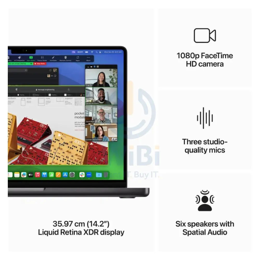 Apple MacBook Pro - 14.2’’ / M3 Max / 14-Core CPU / 30-Core GPU / 36GB RAM / 1TB SSD / Arb/Eng / Space Black / 1YW