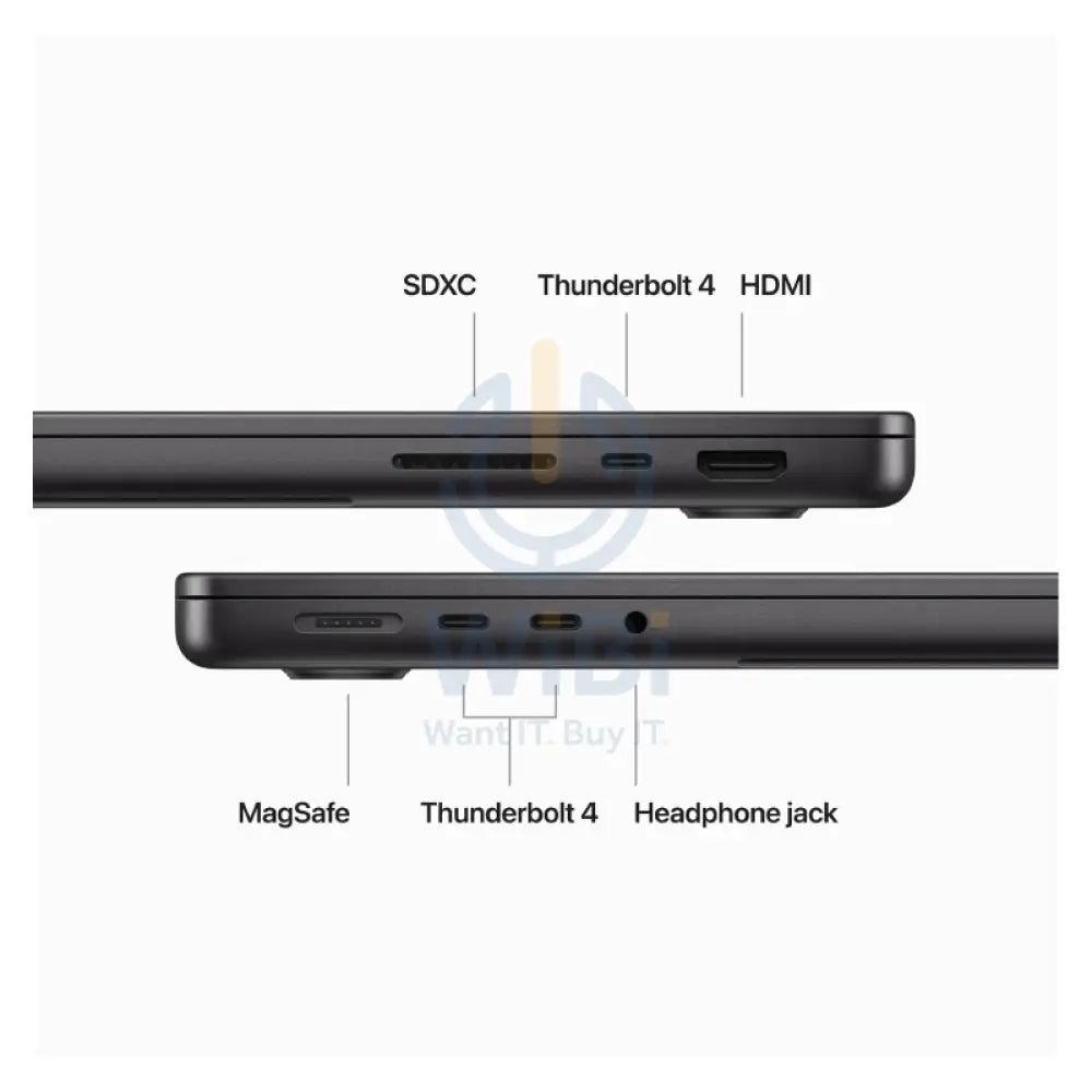 Apple MacBook Pro - 14.2’’ / M3 Max / 14-Core CPU / 30-Core GPU / 36GB RAM / 1TB SSD / Arb/Eng / Space Black / 1YW