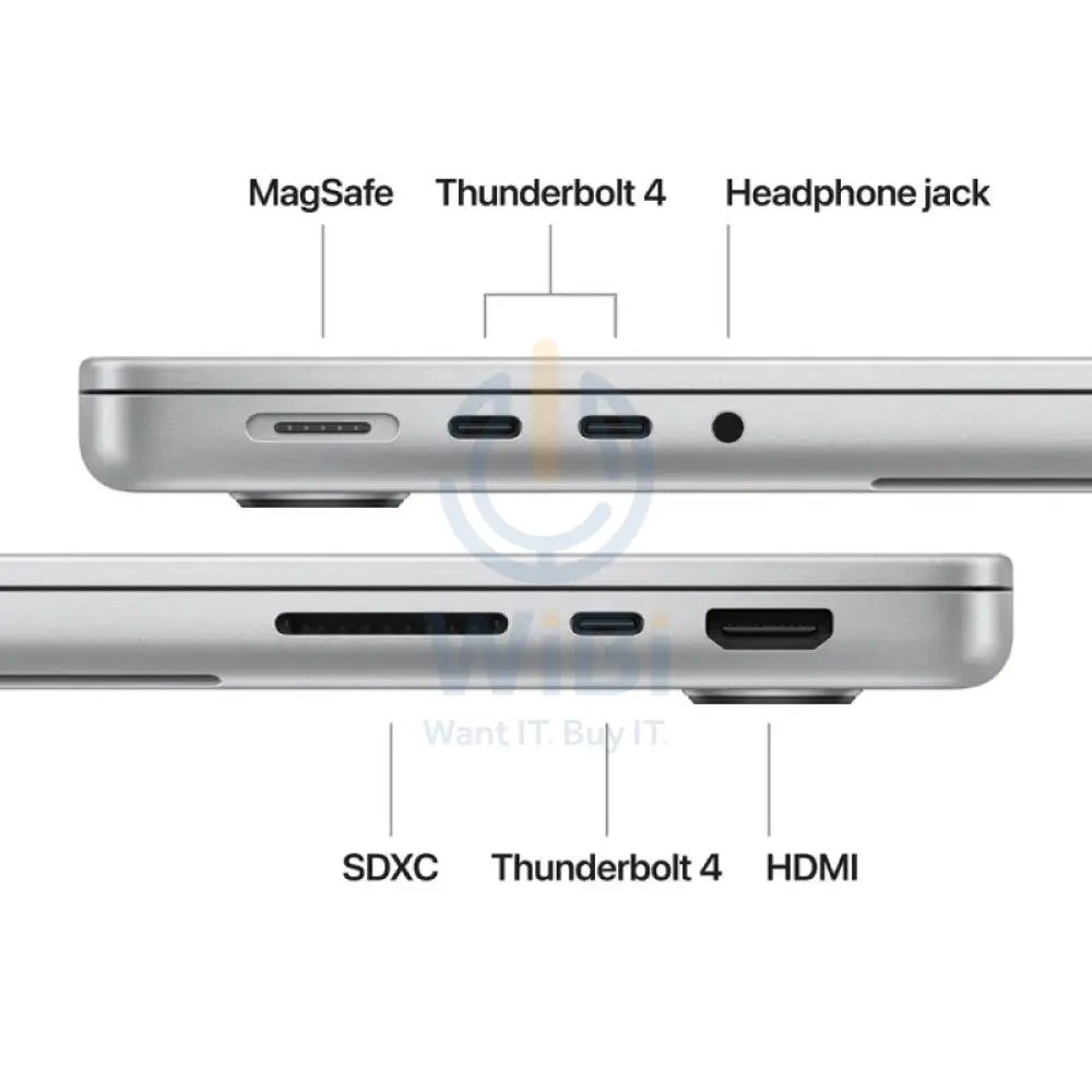 Apple MacBook Pro - 14.2’’ / M4 / 10-Core CPU / 10-Core GPU / 16GB RAM / 512GB SSD / Silver / 1YW Laptops