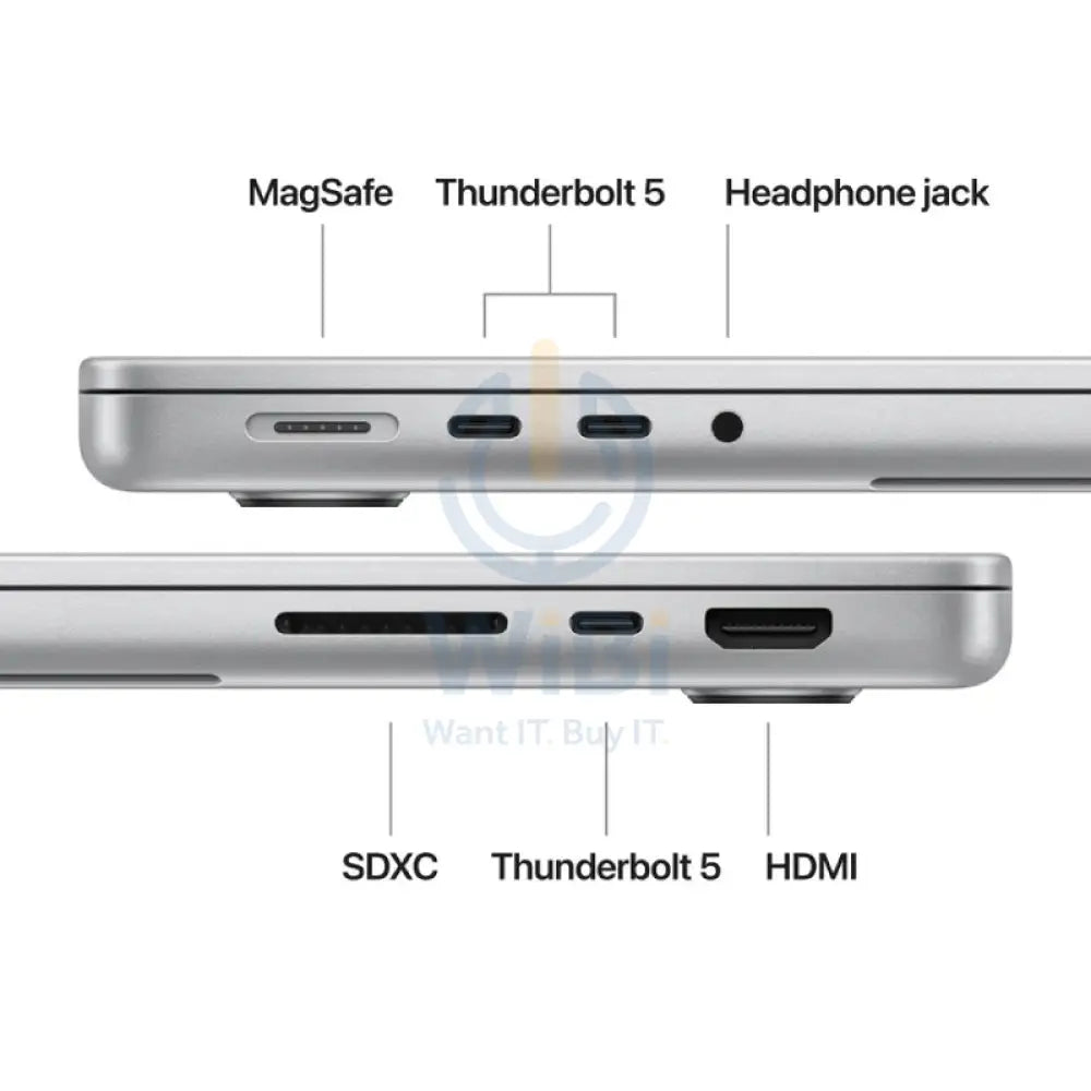 Apple MacBook Pro - 14.2’’ / M4 Pro / 12-Core CPU / 16-Core GPU / 24GB RAM / 512GB SSD / Silver / 1YW Laptops