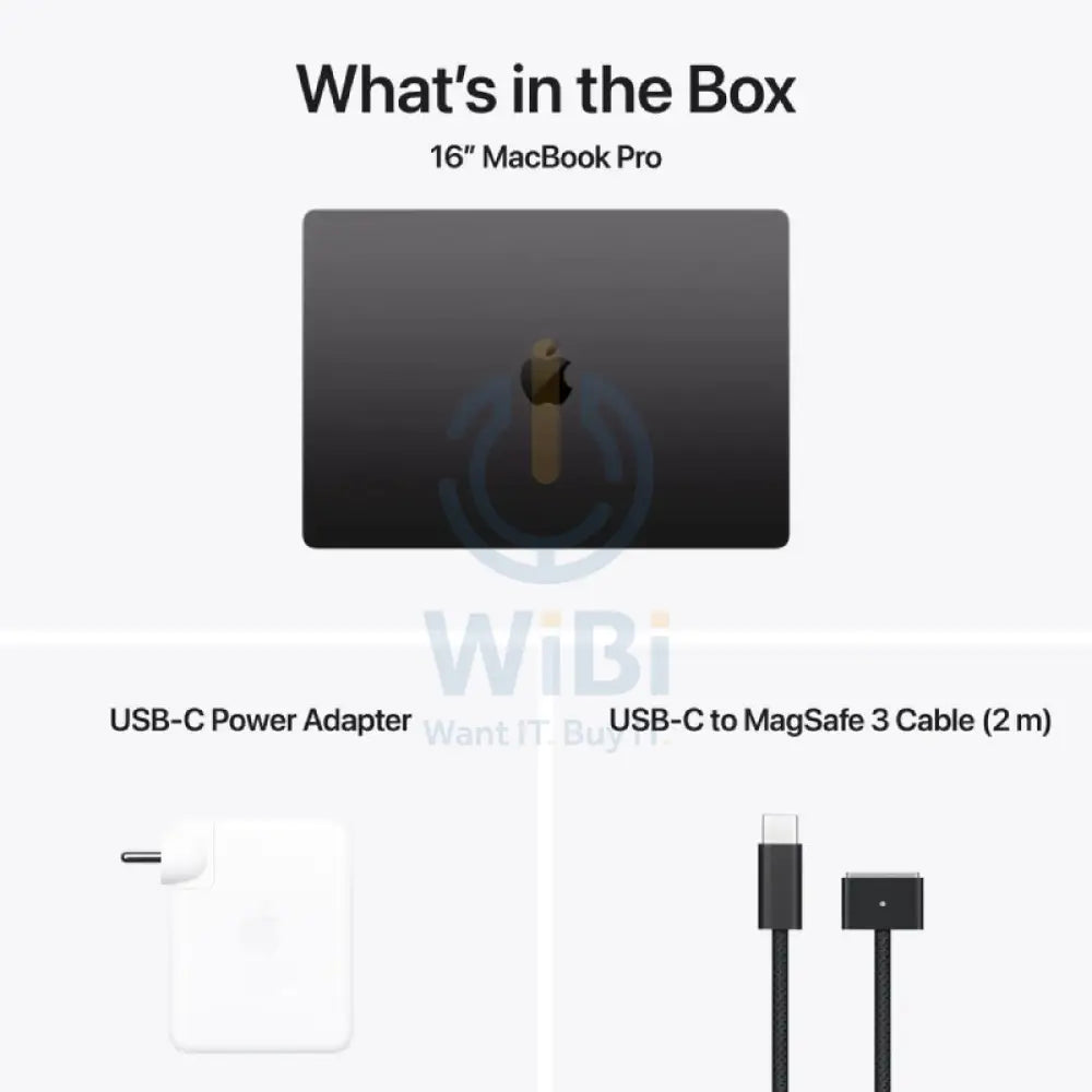 Apple MacBook Pro - 16.2’’ / M4 Pro / 14-Core CPU / 20-Core GPU / 48GB RAM / 1TB SSD / Space Black / 1YW Laptops