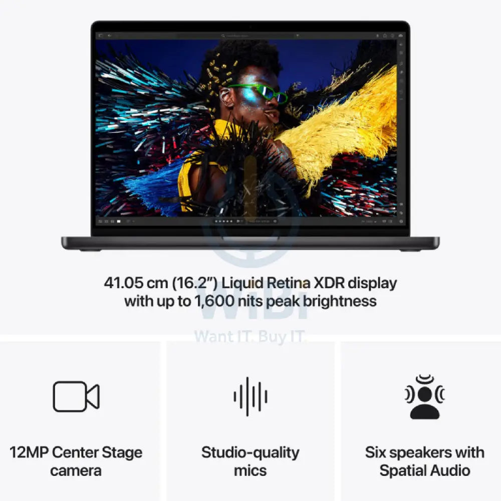 Apple MacBook Pro - 16.2’’ / M4 Pro / 14-Core CPU / 20-Core GPU / 48GB RAM / 1TB SSD / Space Black / 1YW Laptops