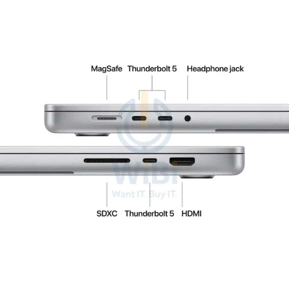 Apple MacBook Pro - 16.2’’ / M4 Max / 14-Core CPU / 32-Core GPU / 36GB RAM / 1TB SSD / Silver / Arabic/English / 1YW