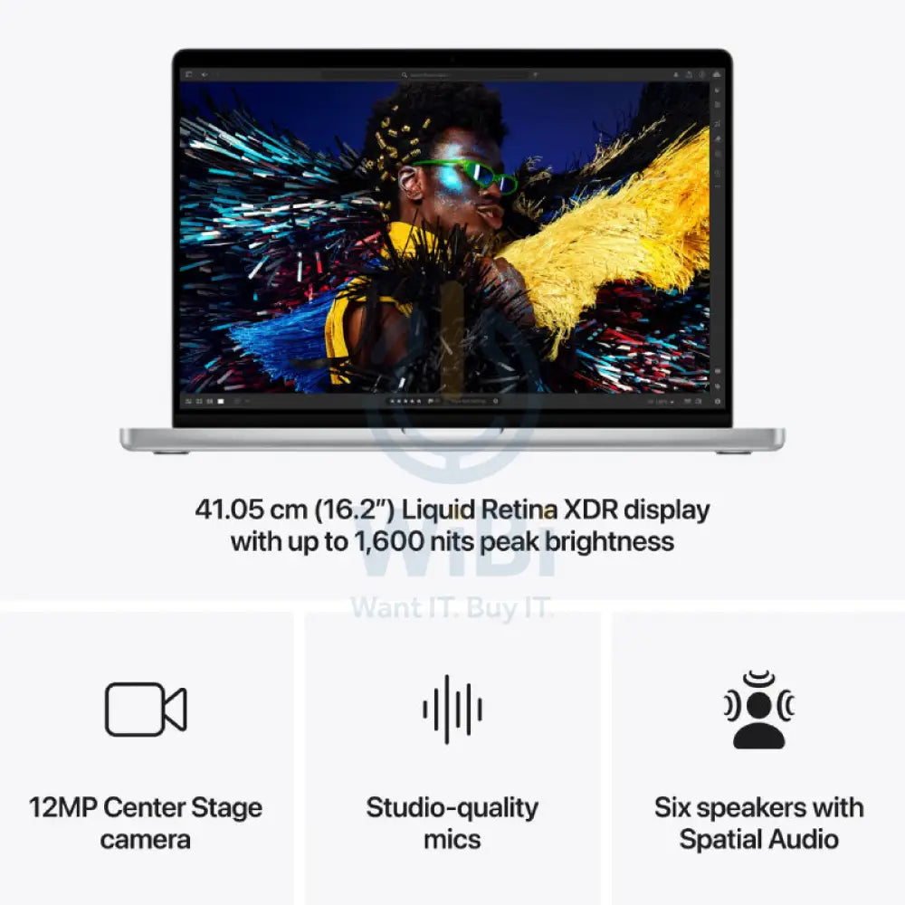 Apple MacBook Pro - 16.2’’ / M4 Max / 16-Core CPU / 40-Core GPU / 48GB RAM / 1TB SSD / Silver / Arabic/English / 1YW