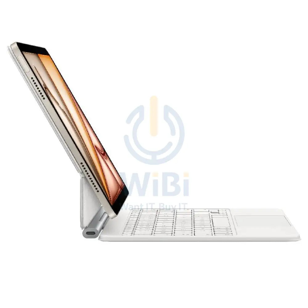 Apple Magic Keyboard for iPad Air 11-inch (M3) - Arabic / USB-C / White Accessories > Mobiles & Tablets > Tablets >
