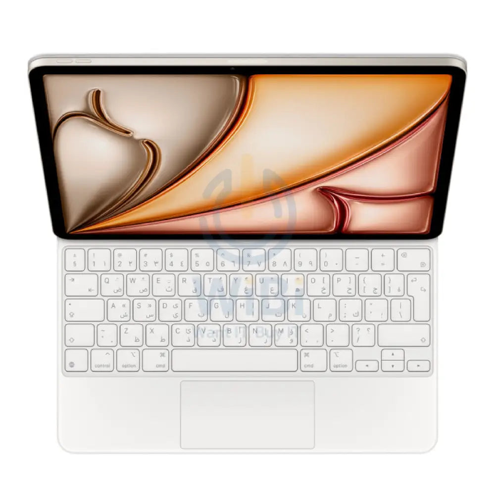 Apple Magic Keyboard For iPad Air 13-inch 2024 / iPad Pro (2021) - 12.9-inch / USB-C / White Accessories > Mobiles &