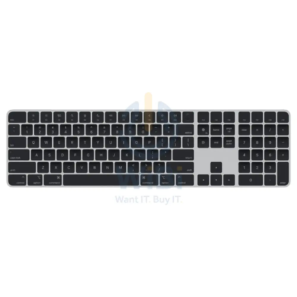 Apple Magic Keyboard with Touch ID Numeric Keypad for Mac - Bluetooth / Eng / Black Accessories > Mobiles & Tablets >