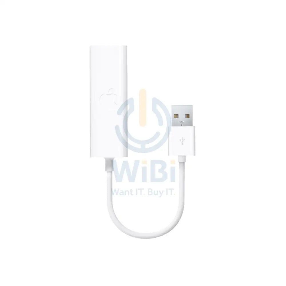 Apple USB to Ethernet Adapter - 100 Mbps / RJ-45 / USB 2.0 / White Networking Products > USB Network Adapter