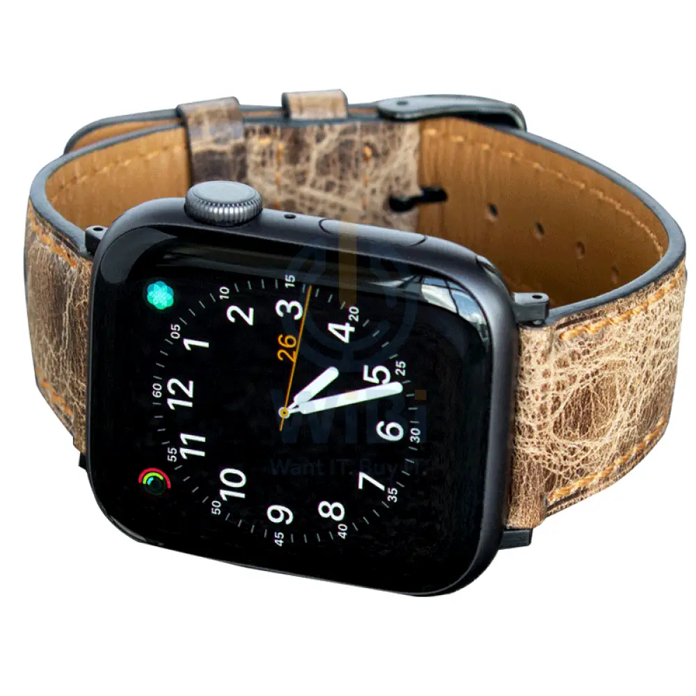 Apple Watch Bands 38/40/41mm - Dark Brown Leather Accessories > Smart Watches > Straps
