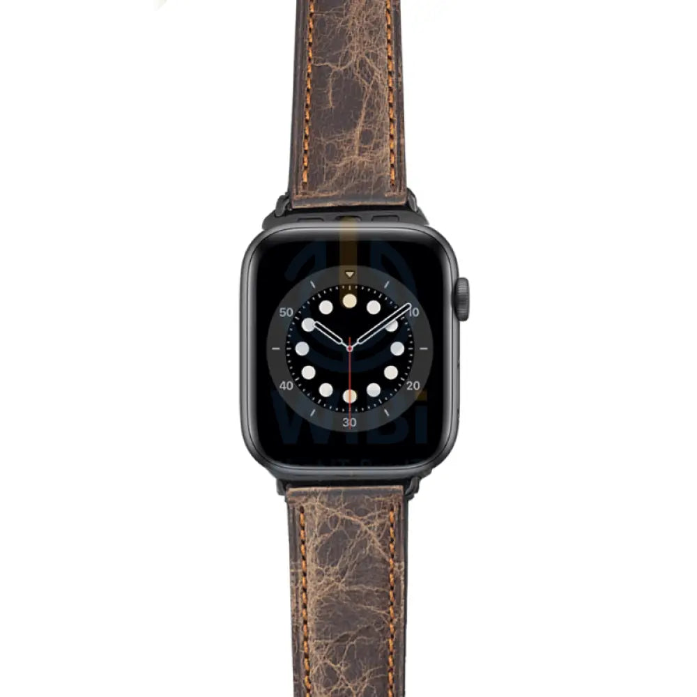 Apple Watch Bands 38/40/41mm - Dark Brown Leather Accessories > Smart Watches > Straps