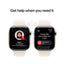 Apple Watch Series 10 with Sport Band LTPO OLED / 64GB / 46mm / Medium/Large / Bluetooth / Wi Fi / Cellular / Starlight