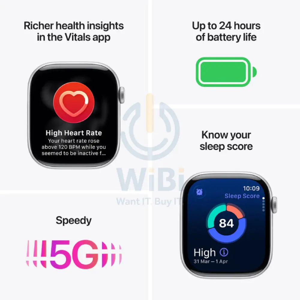 Apple Watch Series 11 - LTPO OLED / 64GB / 42mm / Bluetooth / Wi-Fi + Cellular / Small/Medium / Space Grey Aluminum