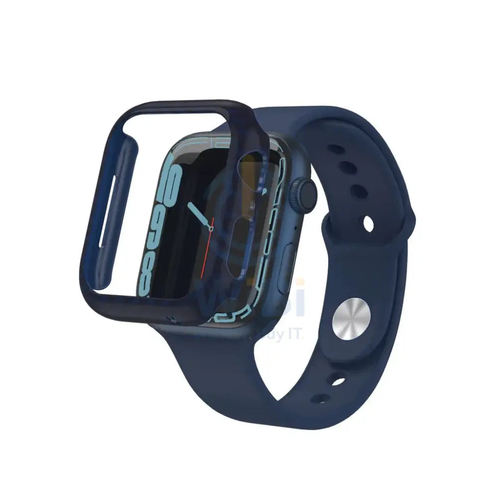 Apple Watch Series 7 Prismart Case - Carbon Fiber Navy Accessories > Mobiles & Tablets > Offer Zone