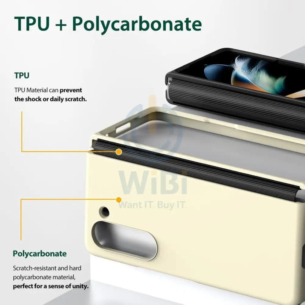Araree Aero Flex Case - Samsung Galaxy Z Fold 5 / Cream Accessories > Mobiles & Tablets > Mobiles > Covers & Cases