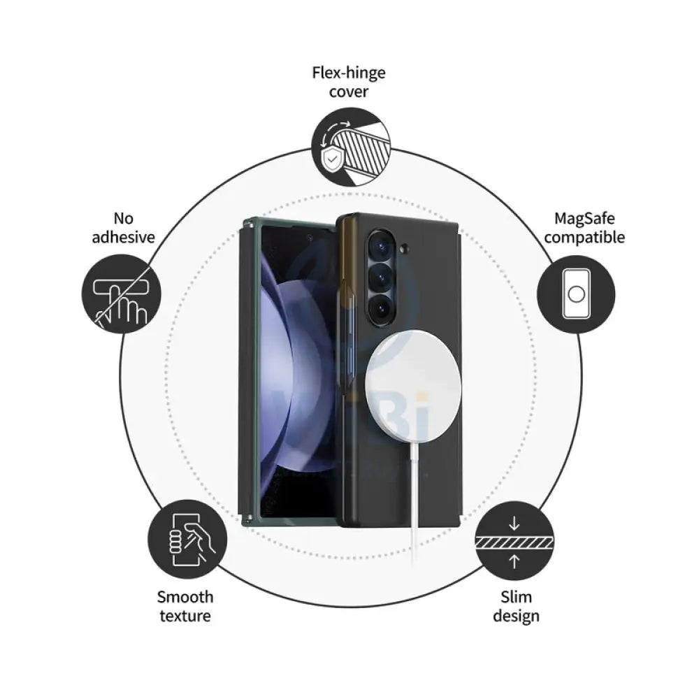 Araree Aero Flex Magsafe Case - Samsung Galaxy Z Fold 6 / Black Accessories > Mobiles & Tablets > Mobiles > Covers &