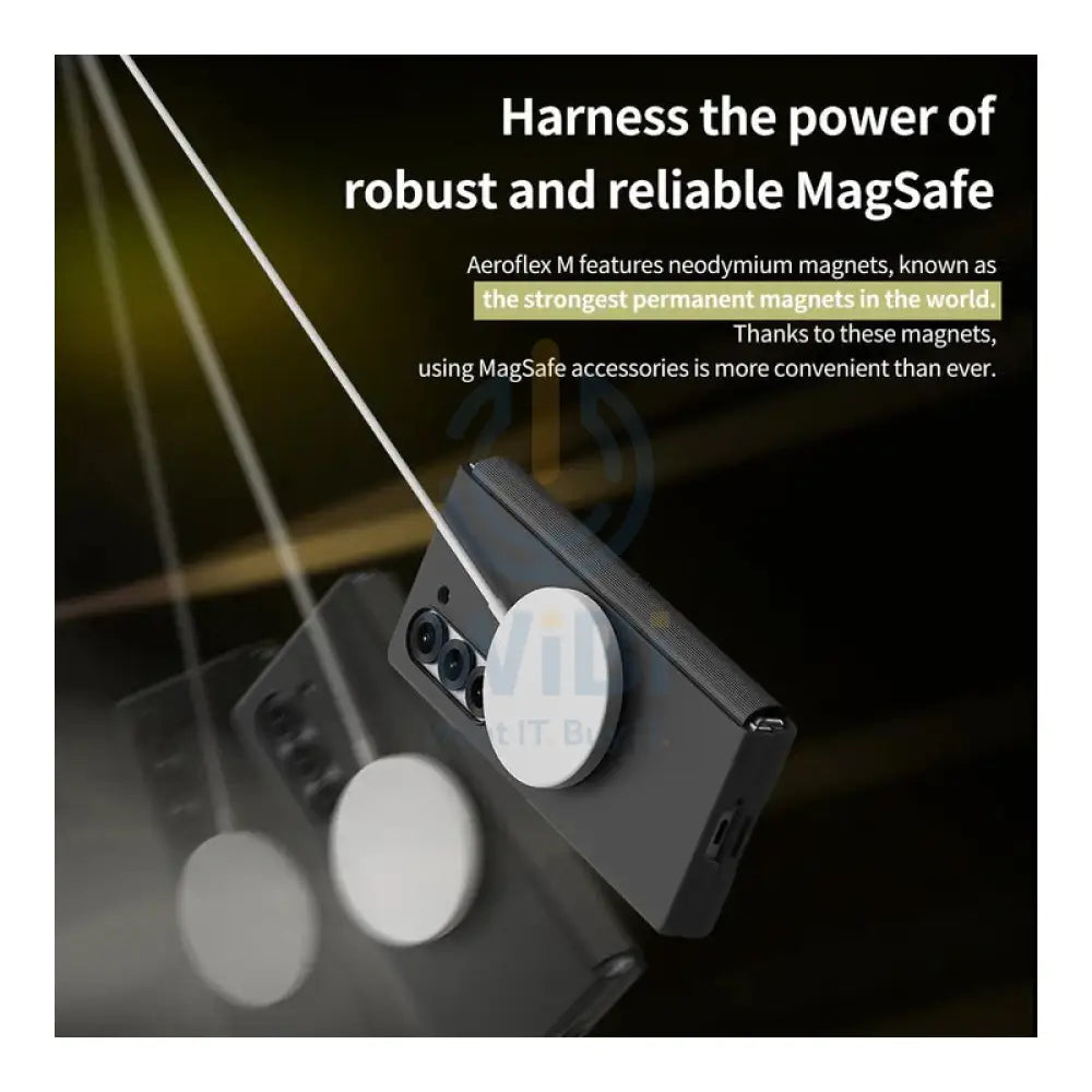 Araree Aero Flex Magsafe Case - Samsung Galaxy Z Fold 6 / Black Accessories > Mobiles & Tablets > Mobiles > Covers &