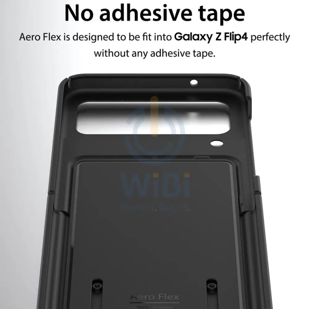 Araree Aeroflex Case For Z Flip 4 - Black Accessories > Mobiles & Tablets
