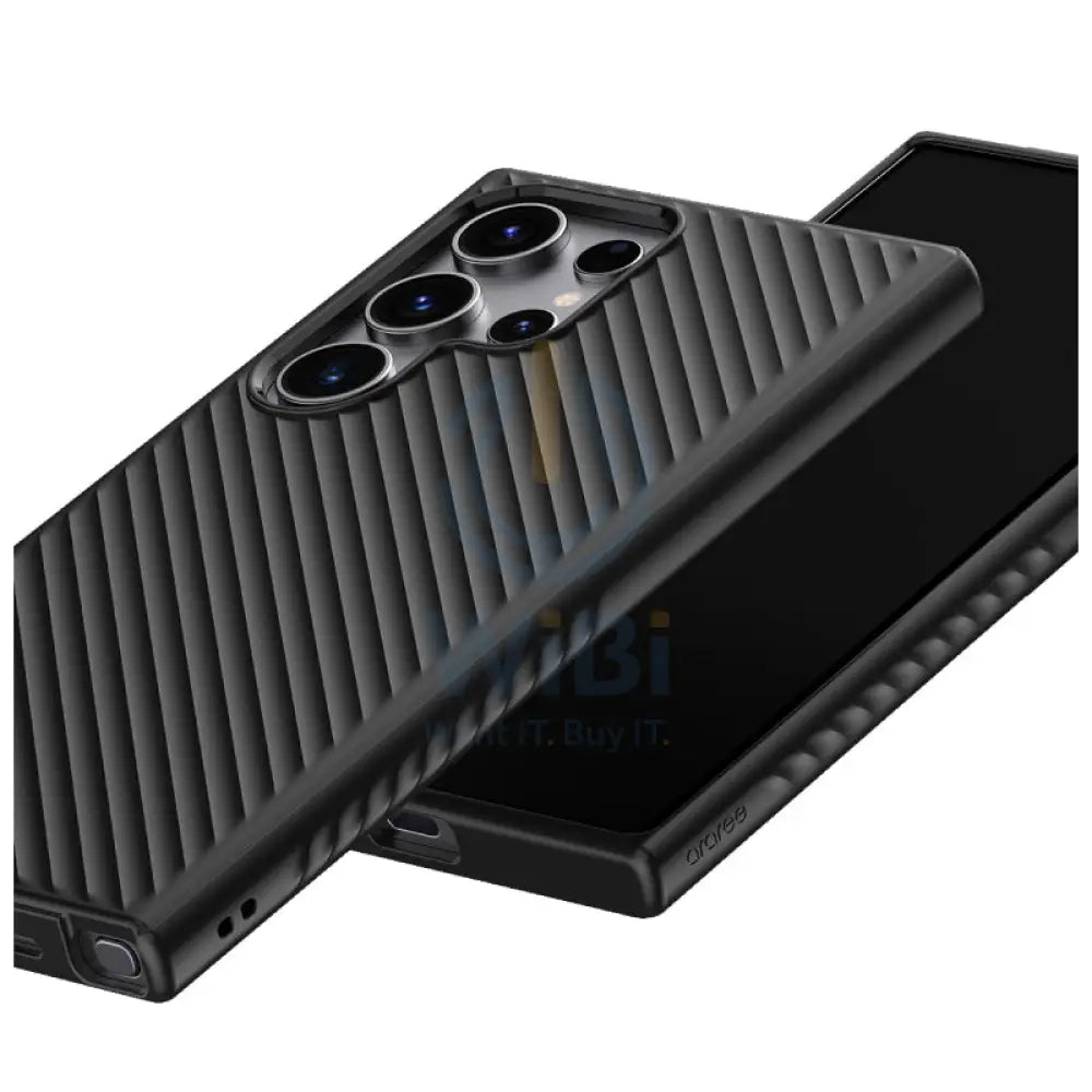 Araree Airdome Case - Samsung Galaxy S24 Ultra / Black Accessories > Mobiles & Tablets > Mobiles > Covers & Cases