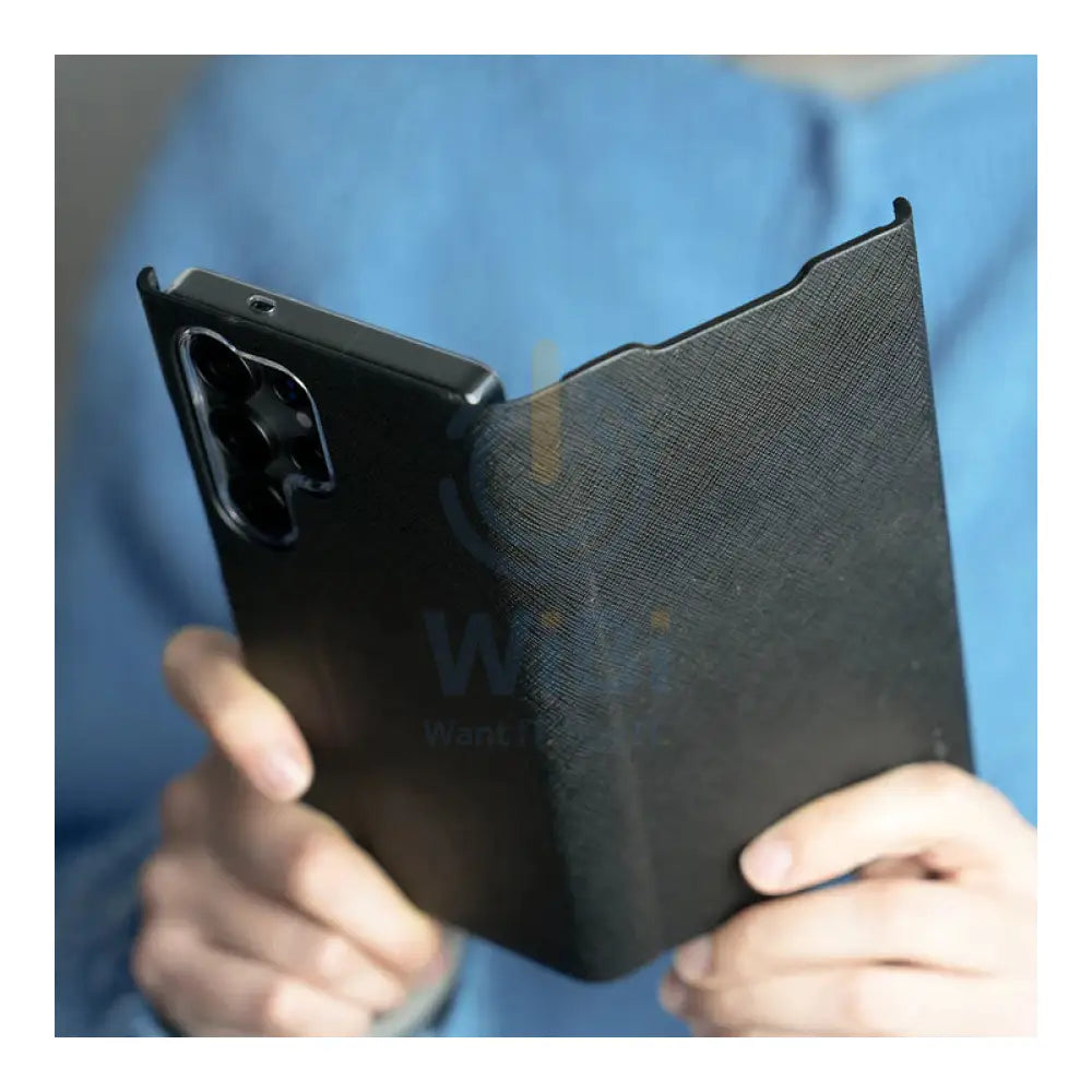 Araree Bonnet Diary Case - Samsung Galaxy S25 Ultra / Black Accessories > Mobiles & Tablets > Mobiles > Covers & Cases