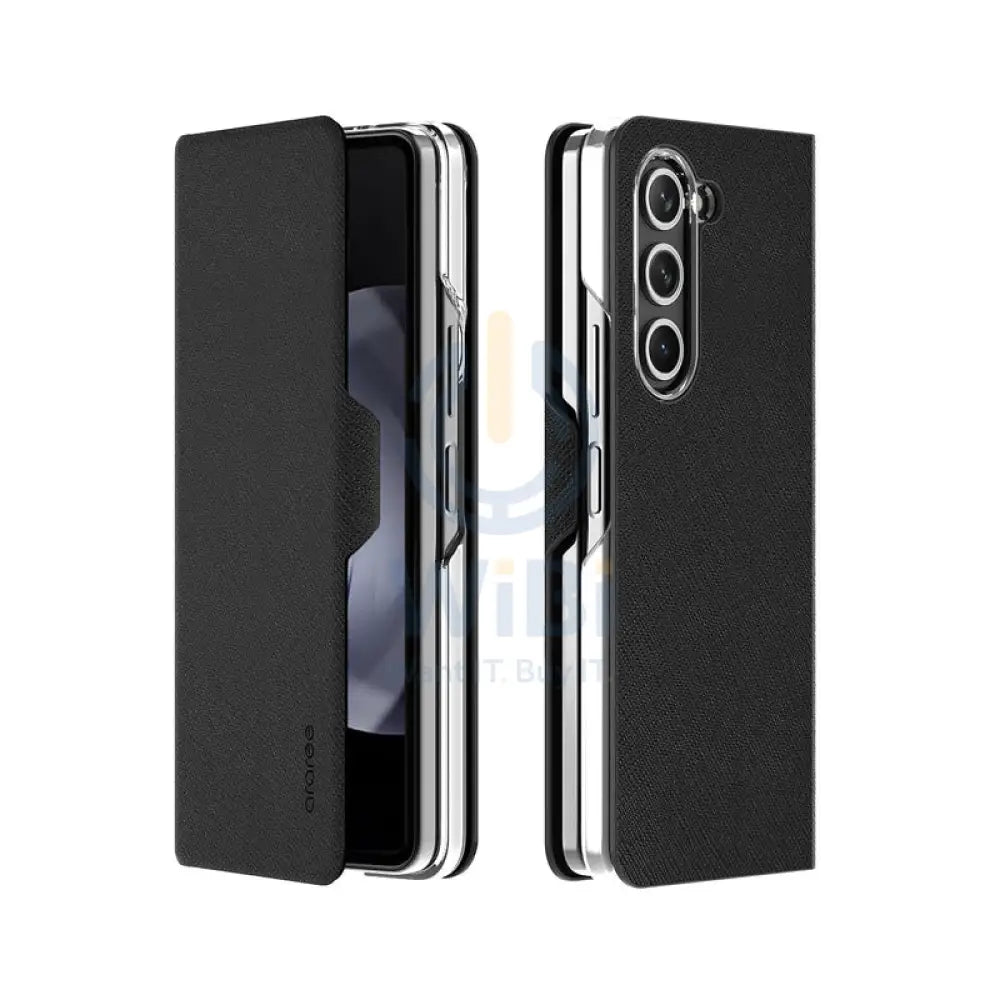 Araree Bonnet Diary Flip Case - Samsung Galaxy Z Fold 5 / Black Accessories > Mobiles & Tablets > Mobiles > Covers &