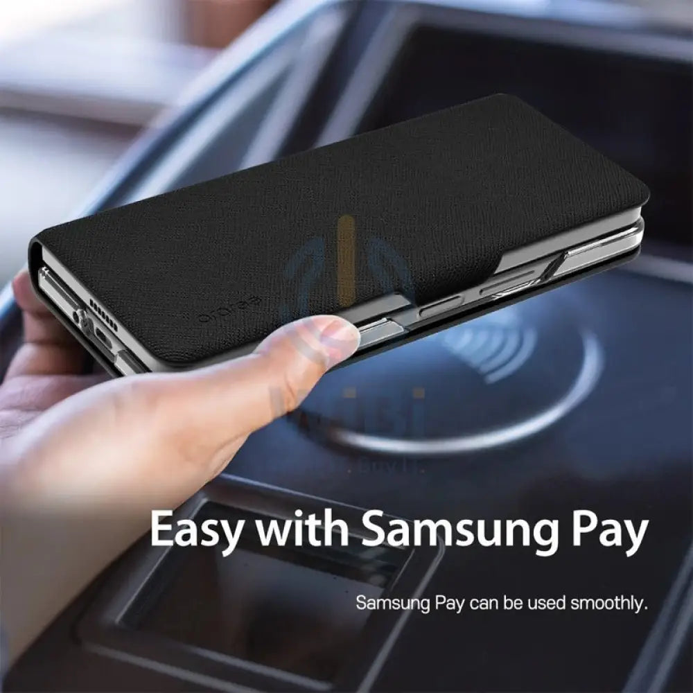 Araree Bonnet Diary Flip Case - Samsung Galaxy Z Fold 5 / Black Accessories > Mobiles & Tablets > Mobiles > Covers &