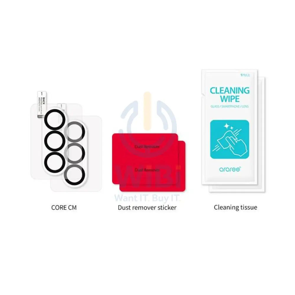 Araree C-Sub Core Camera Lens Protector Tempered Glass - Samsung Galaxy Z Fold 7 / Clear / Pack Of 2 Accessories >