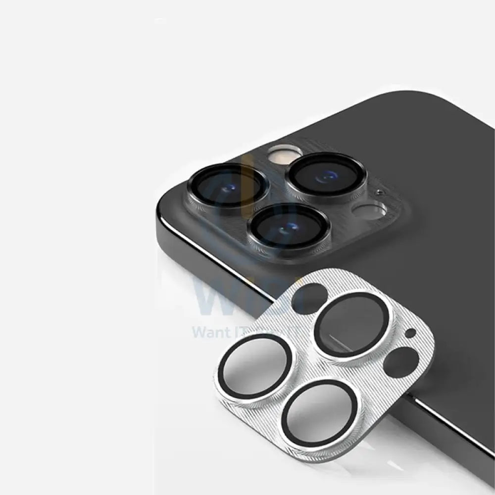 Araree C-Sub Core MB Tempered Glass Camera Lens Protector - Apple iPhone 15 Pro / 15 Pro Max - Silver Accessories >