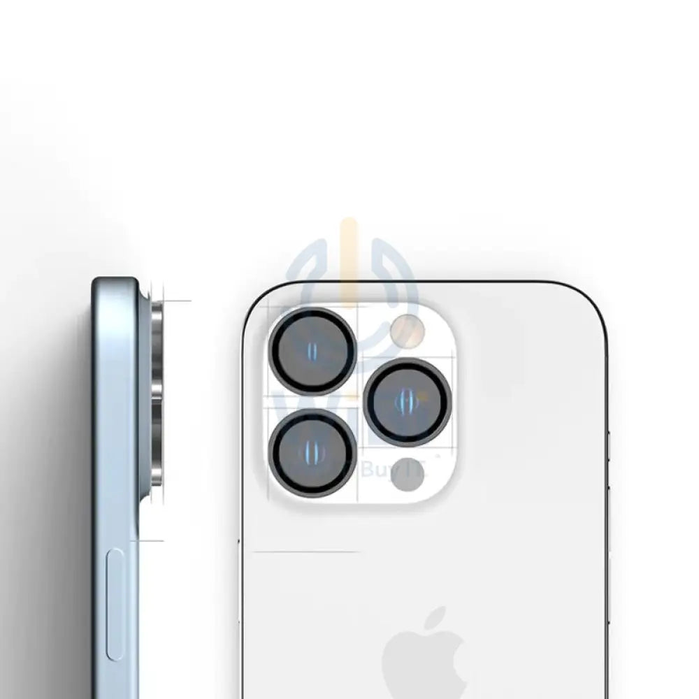 Araree C-Sub Core MR Individual Metal Ring Camera Lens Protector - Apple iPhone 15 Pro / 15 Pro Max - Clear Accessories